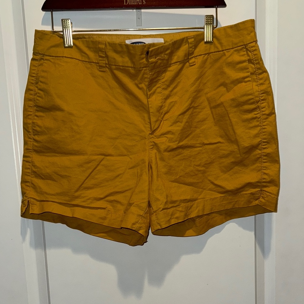 Women's Mustard Shorts